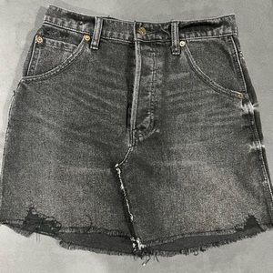 Free People denim skirt